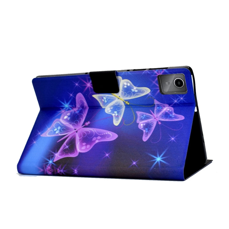 For Lenovo Tab M11 / Xiaoxin Pad 11 2024 Electric Pressed Colored Drawing Smart Leather Tablet Case(Starry Sky Butterfly) - Lenovo by buy2fix | Online Shopping UK | buy2fix