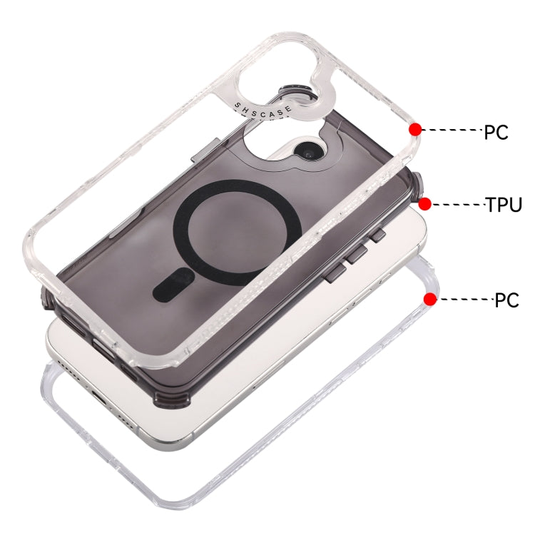 For iPhone 16 Dreamland MagSafe Magnetic 3 in 1 TPU + PC Phone Case(Transparent) - iPhone 16 Cases by buy2fix | Online Shopping UK | buy2fix