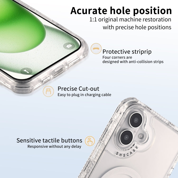 For iPhone 16 Dreamland MagSafe Magnetic 3 in 1 TPU + PC Phone Case(Transparent) - iPhone 16 Cases by buy2fix | Online Shopping UK | buy2fix