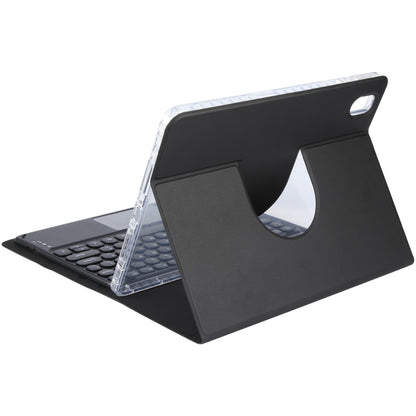 For Xiaomi Pad 6 Round Button Bluetooth Keyboard Rotatable Holder Leather Case with Touchpad(Black) - Others Keyboard by buy2fix | Online Shopping UK | buy2fix