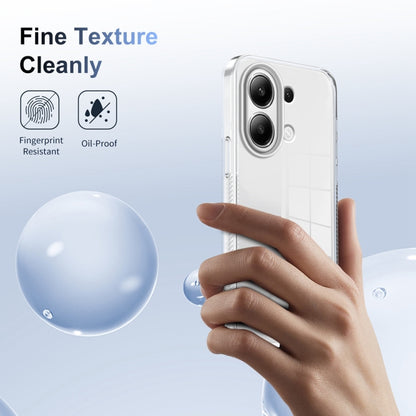 For Xiaomi Redmi Note 13 4G 2.5mm Anti-slip Clear Acrylic Hybrid TPU Phone Case(Transparent) - Note 13 Cases by buy2fix | Online Shopping UK | buy2fix