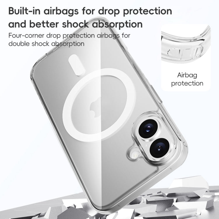 For iPhone 16 Pro Max ZGA Magsafe Clear PC Hybrid TPU Phone Case(Transparent) - iPhone 16 Pro Max Cases by ZGA | Online Shopping UK | buy2fix