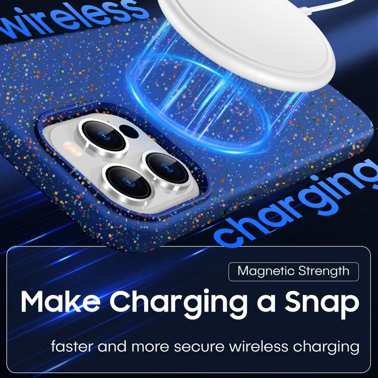 For iPhone 14 Pro Max Colorful Frosted Magsafe PC Hybrid TPU Phone Case(White) - iPhone 14 Pro Max Cases by buy2fix | Online Shopping UK | buy2fix