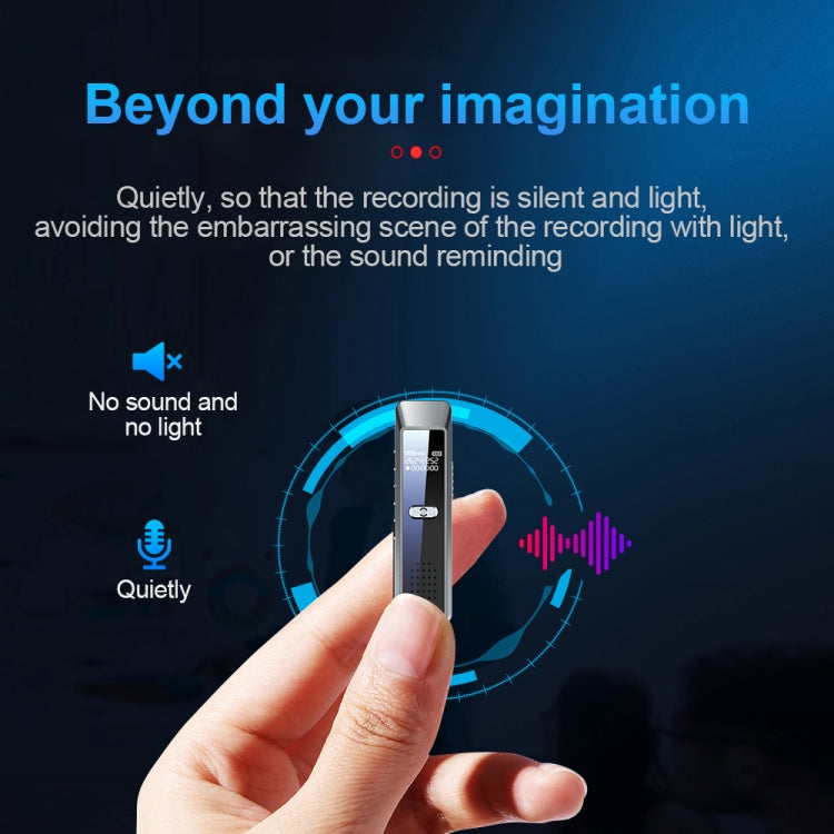 JNN Q7 Mini Portable Voice Recorder with OLED Screen, Memory:32GB(Metal Gray) - Recording Pen by JNN | Online Shopping UK | buy2fix