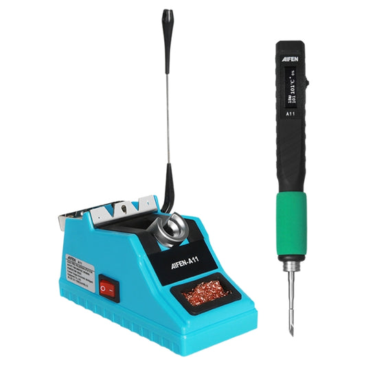 Aifen A11 Portable USB Charging Soldering Station with C210 Handle, EU Plug - Soldering Iron Set by buy2fix | Online Shopping UK | buy2fix