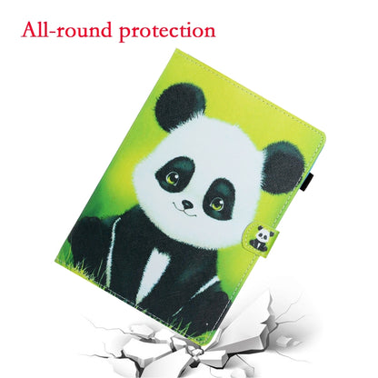 For iPad Pro 11 2024 Coloured Drawing Stitching Smart Leather Tablet Case(Panda) - iPad Pro 11 2024 Cases by buy2fix | Online Shopping UK | buy2fix