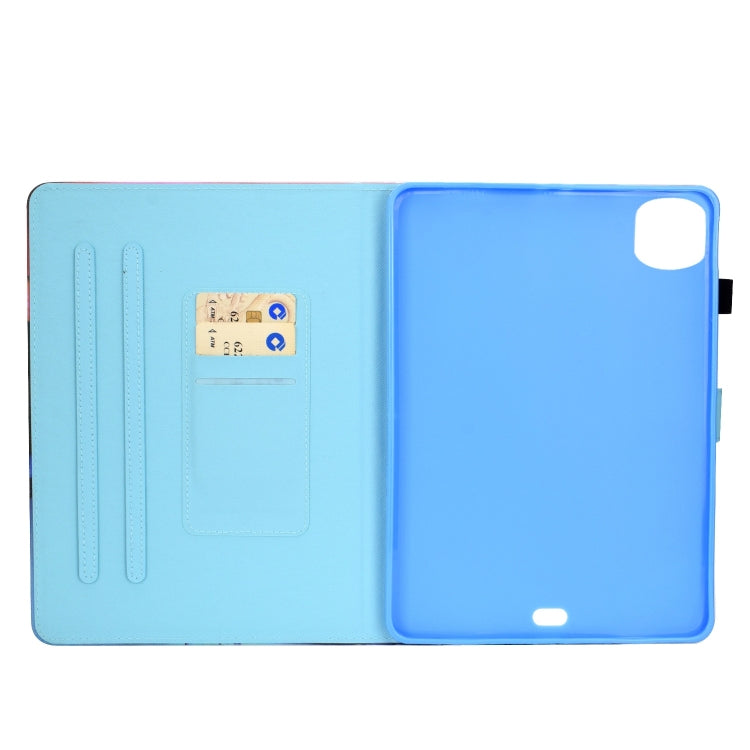 For iPad Pro 11 2024 Painted Stitching Smart Leather Tablet Case(Music Butterfly) - iPad Pro 11 2024 Cases by buy2fix | Online Shopping UK | buy2fix