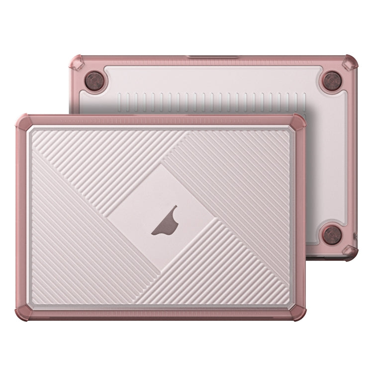 For MacBook Air 13.6 2022/2024 A2681 DUX DUCIS LCGH Laptop Frosted Protective Case(Pink) - MacBook Air Cases by DUX DUCIS | Online Shopping UK | buy2fix