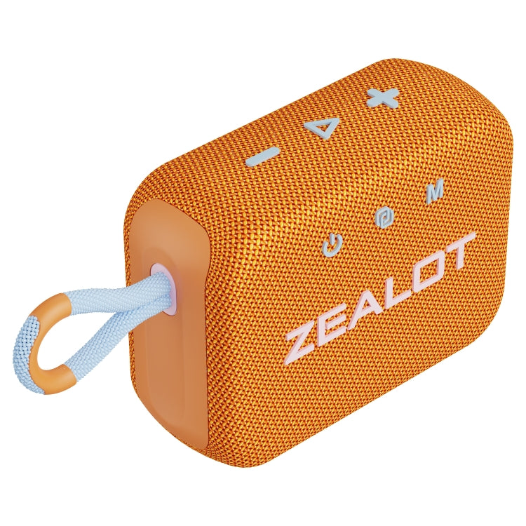 Zealot S75 Portable Outdoor IPX6 Waterproof Bluetooth Speaker(Orange) - Waterproof Speaker by ZEALOT | Online Shopping UK | buy2fix