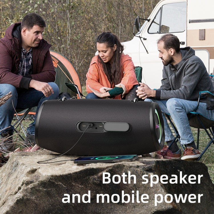 Zealot S87 80W Portable Outdoor Bluetooth Speaker with RGB Light(Blue) - Waterproof Speaker by ZEALOT | Online Shopping UK | buy2fix