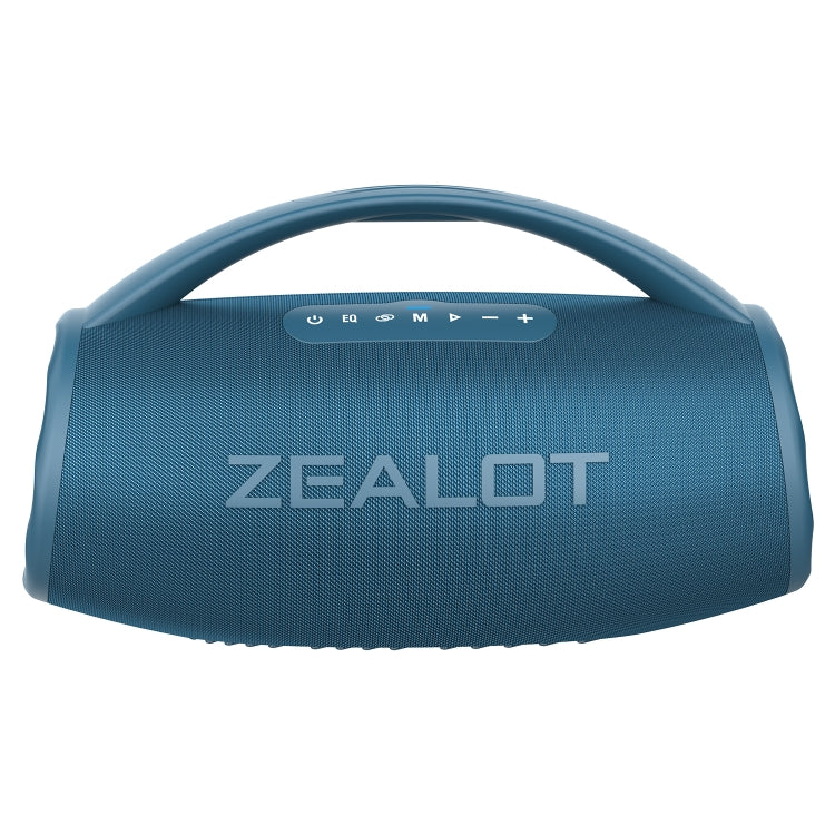 Zealot S97 80W Outdoor Portable RGB Light Bluetooth Speaker(Blue) - Waterproof Speaker by ZEALOT | Online Shopping UK | buy2fix