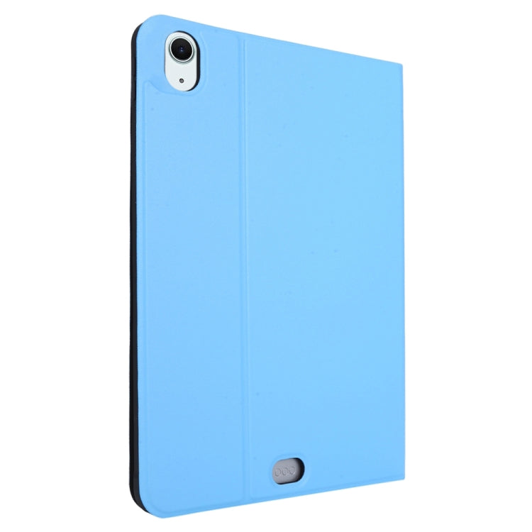 For iPad Air 13 2024 Stretch Voltage Plain Leather Smart Tablet Case(Light Blue) - iPad Air 13 2024 Cases by buy2fix | Online Shopping UK | buy2fix