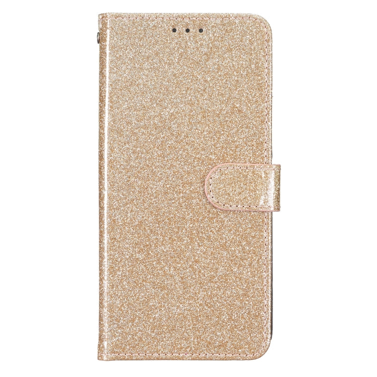 For Google Pixel 9 Pro XL Glitter Powder Flip Leather Phone Case(Gold) - Google Cases by buy2fix | Online Shopping UK | buy2fix