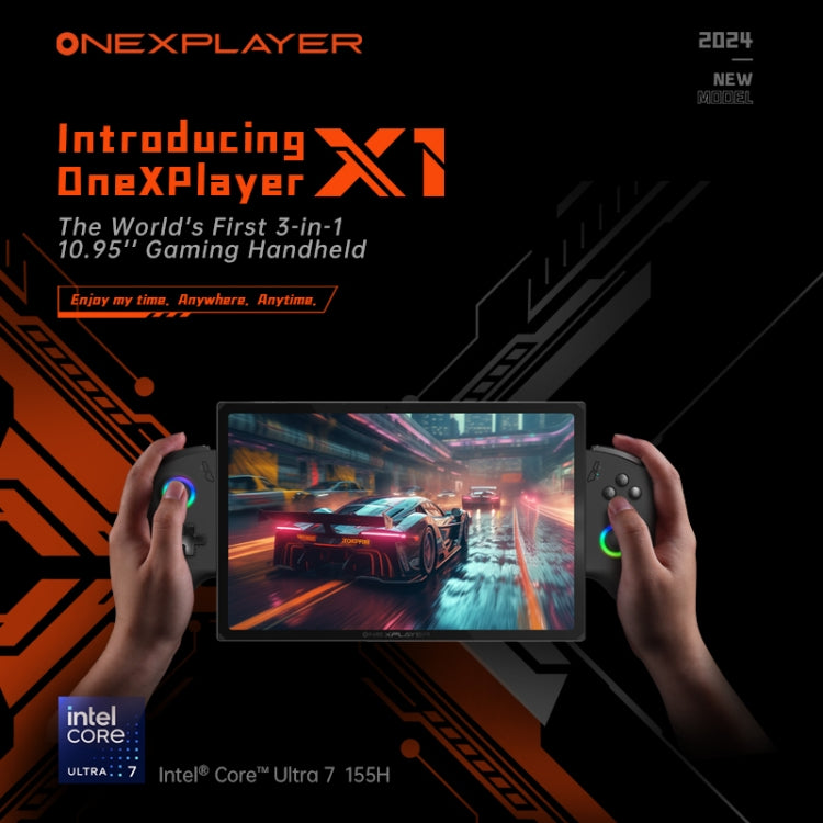 ONE-NETBOOK OneXPlayer X1 10.95 inch Handheld Game Console, 64GB+4TB, Windows 11 Intel Core Ultra 7 155H(Black) - Pocket Console by ONE-NETBOOK | Online Shopping UK | buy2fix