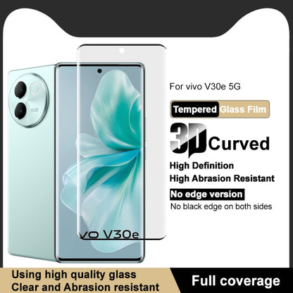 For vivo V30e imak 3D Curved Full Screen Tempered Glass Film - vivo Tempered Glass by imak | Online Shopping UK | buy2fix