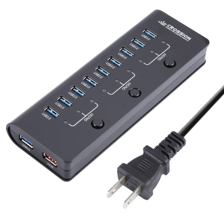 ORICO CRU3-H9C1 10 Port USB3.0 12V 4A HUB Power Adapter, Plug:US Plug - Power Supply by ORICO | Online Shopping UK | buy2fix