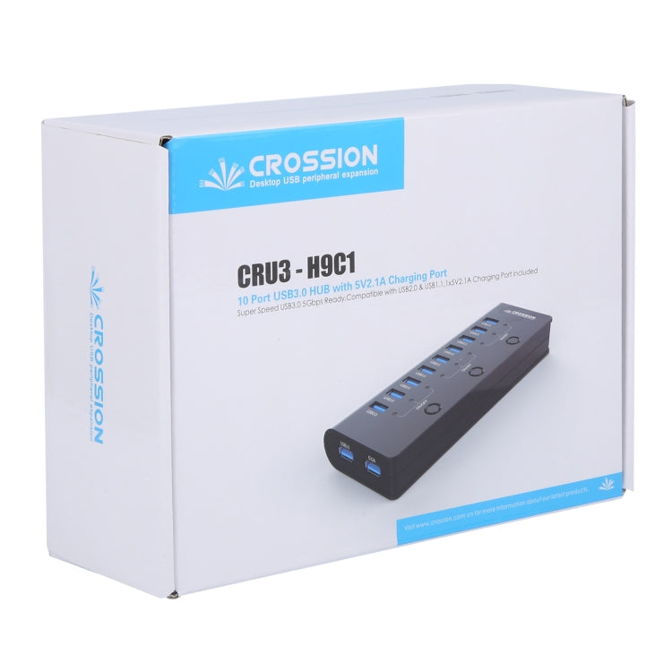 ORICO CRU3-H9C1 10 Port USB3.0 12V 4A HUB Power Adapter, Plug:EU Plug - Power Supply by ORICO | Online Shopping UK | buy2fix