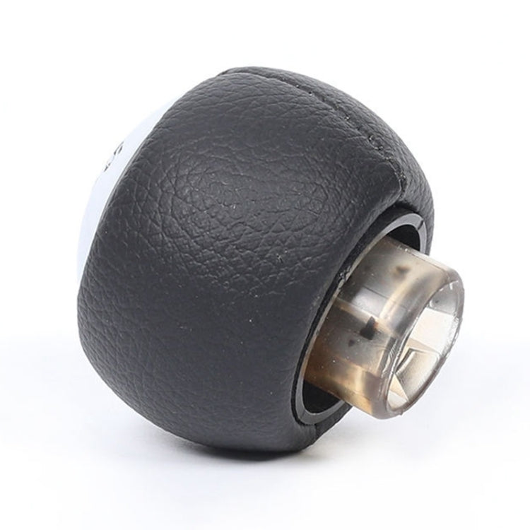 For Peugeot 307 / 308 Car Gear Lever Hand Ball Leather Gear Shift Knob, Style:6 Speed - Shift Knob by buy2fix | Online Shopping UK | buy2fix