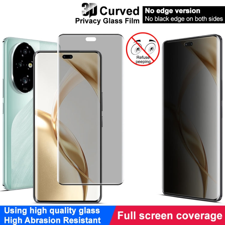 For Honor 200 Pro imak 3D Curved Privacy Full Screen Tempered Glass Film - Honor Tempered Glass by imak | Online Shopping UK | buy2fix