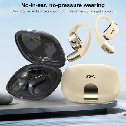 ZGA GS18 Blade AI Wireless Bluetooth Earphone(Beige) - Bluetooth Earphone by ZGA | Online Shopping UK | buy2fix