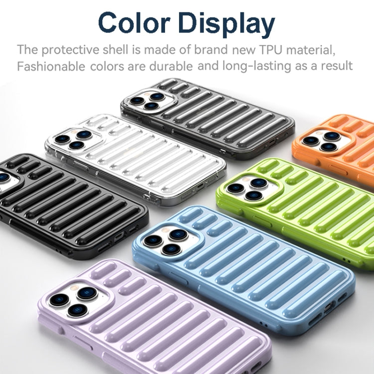 For iPhone 16e Capsule Series Candy Color TPU Phone Case(Blue) - iPhone 16e Cases by buy2fix | Online Shopping UK | buy2fix