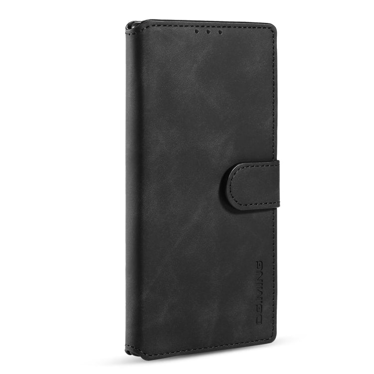 For Samsung Galaxy Note20 Ultra DG.MING Retro Oil Side Horizontal Flip Case with Holder & Card Slots & Wallet(Black) - Galaxy Note20 Ultra Cases by DG.MING | Online Shopping UK | buy2fix