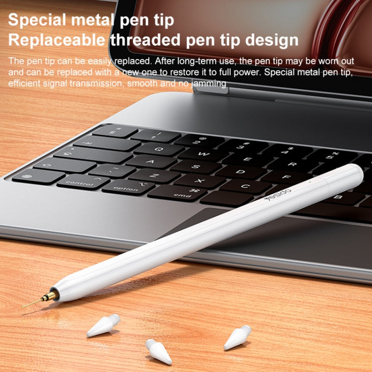 For iPad Yesido ST16 Anti-mistouch Capacitive Stylus(White) - Stylus Pen by Yesido | Online Shopping UK | buy2fix