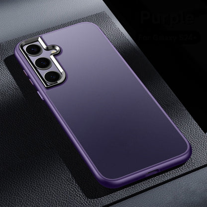 For Samsung Galaxy S24+ 5G SULADA Skin Feel Matte Shockproof Phone Case(Purple) - Galaxy S24+ 5G Cases by SULADA | Online Shopping UK | buy2fix