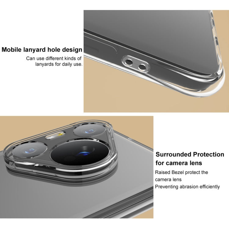 For HTC U24 Pro imak Shockproof Airbag TPU Phone Case(Matte Black) - HTC by imak | Online Shopping UK | buy2fix
