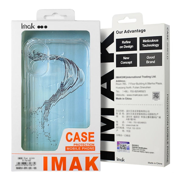 For Honor 200 Lite Global IMAK Corrugated Texture Airbag TPU Phone Case(Transparent) - Honor Cases by imak | Online Shopping UK | buy2fix