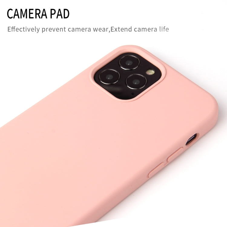 For iPhone 16 Pro Liquid Silicone Phone Case(Sand Pink) - iPhone 16 Pro Cases by buy2fix | Online Shopping UK | buy2fix