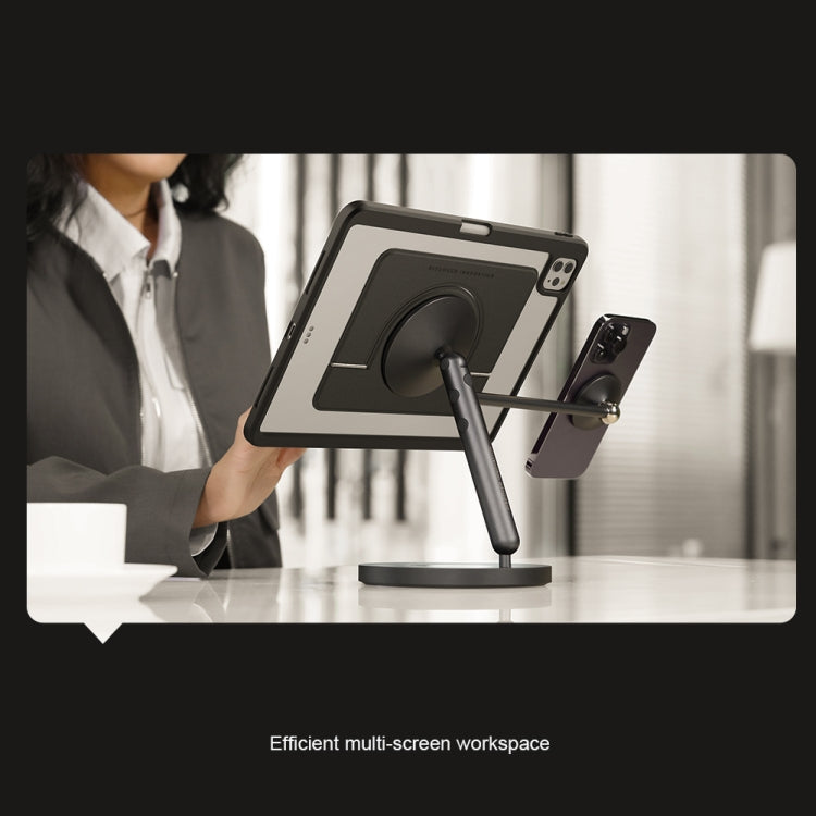 NILLKIN 4mm FlexWing Tablet Stand Magnetic Version For 9.7-11 inch(Grey) - Hand-Sticking Bracket by NILLKIN | Online Shopping UK | buy2fix