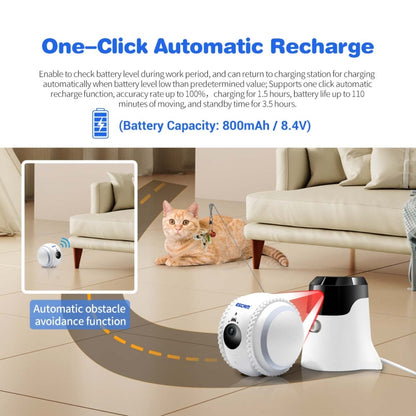 ESCAM QF011 2MP Smart Pet Robot Camera with Night Vision & APP Remote Control(EU Plug) - Wireless Camera by ESCAM | Online Shopping UK | buy2fix