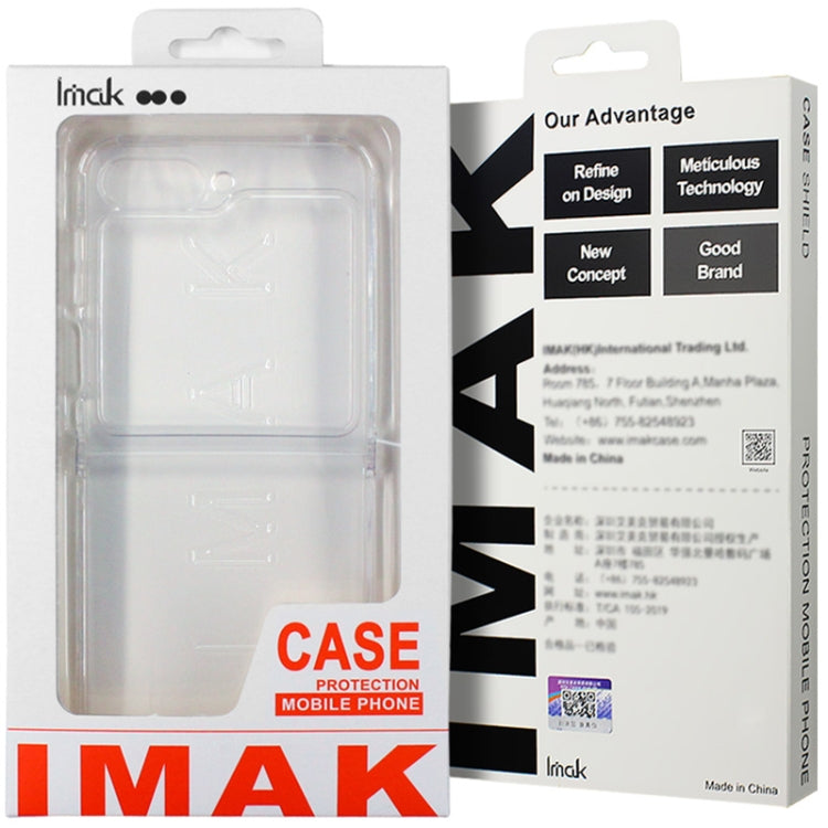 For Motorola Razr 50 Ultra imak UX-6 series All-inclusive Shockproof Airbag TPU Invisible Phone Case(Transparent) - Motorola Cases by imak | Online Shopping UK | buy2fix