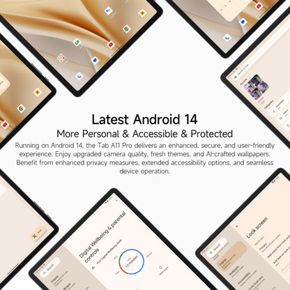 [HK Warehouse] Ulefone Tab A11 Pro Tablet PC, 8GB+128GB, 11 inch Android 14 MediaTek Helio G99 Octa Core 4G Network, EU Plug(Space Gray) - Other by Ulefone | Online Shopping UK | buy2fix