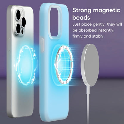 For iPhone 13 Pro Max Jelly Liquid Silicone MagSafe Magnetic Phone Case(Mint Mambo) - iPhone 13 Pro Max Cases by buy2fix | Online Shopping UK | buy2fix