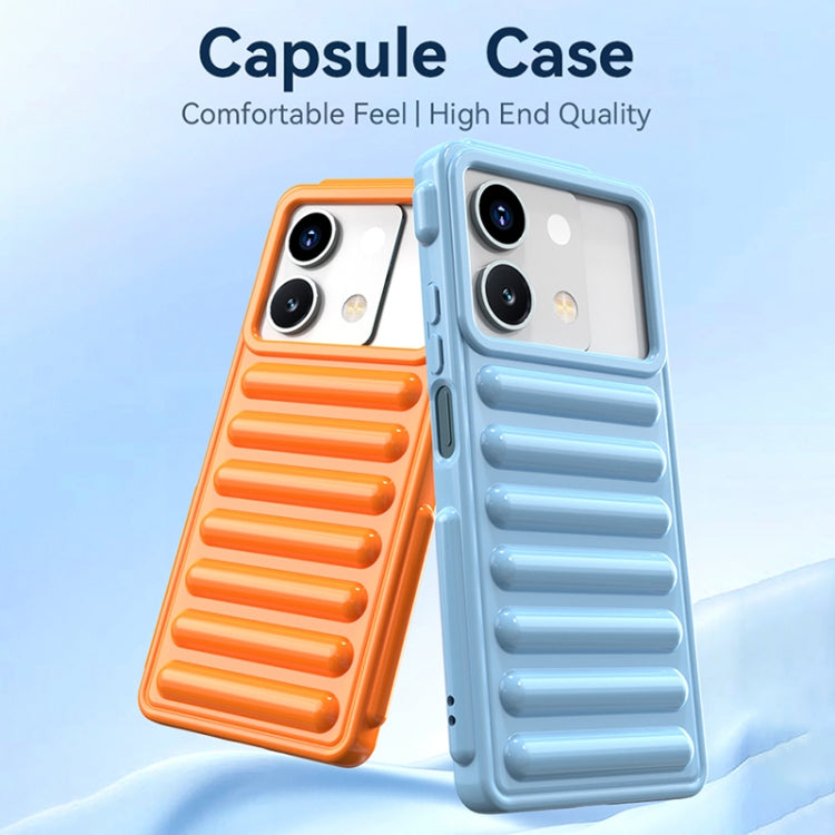 For Redmi K70 Capsule Series Candy Color TPU Phone Case(Black) - K70 Cases by buy2fix | Online Shopping UK | buy2fix