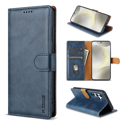 For Samsung Galaxy S24 5G N.BEKUS CSJ-P1 Solid Color Leather Phone Case(Blue) - Galaxy S24 5G Cases by N.BEKUS | Online Shopping UK | buy2fix