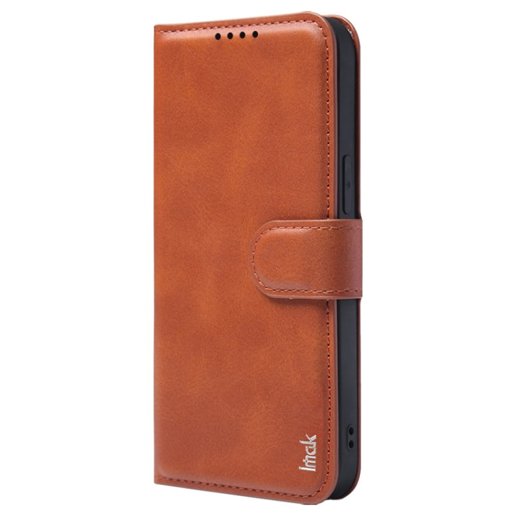 For iPhone 15 Pro Max IMAK Count Series Flip Leather Phone Case(Brown) - iPhone 15 Pro Max Cases by imak | Online Shopping UK | buy2fix