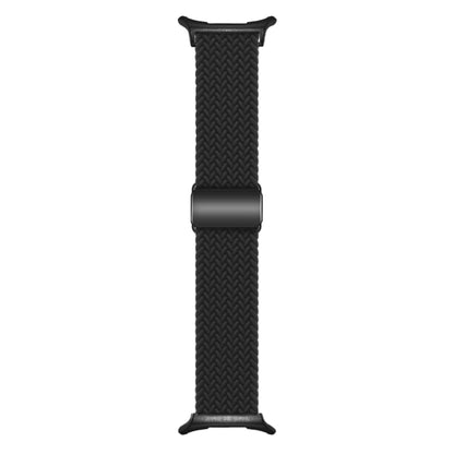 For Samsung Galaxy Watch Ultra 47mm Nylon Loop Magnetic Buckle Watch Band(Black) - Watch Bands by buy2fix | Online Shopping UK | buy2fix