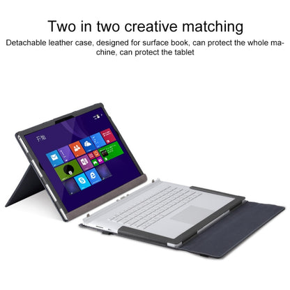 For Microsoft Surface Book 3 / 2 15 inch PU Leather Laptop Protective Case with Screen Stand(Coffee) - 15 inch by buy2fix | Online Shopping UK | buy2fix