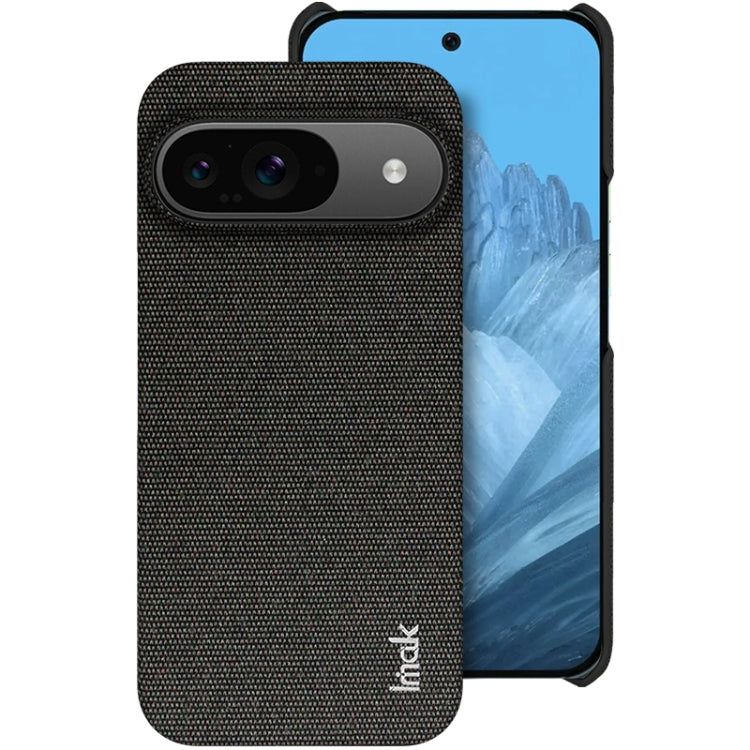 For Google Pixel 9 / 9 Pro imak Ruiyi Series Cloth Texture PU + PC Phone Case(Black) - Google Cases by imak | Online Shopping UK | buy2fix