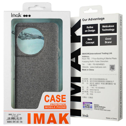 For Google Pixel 9 / 9 Pro imak Ruiyi Series Cloth Texture PU + PC Phone Case(Black) - Google Cases by imak | Online Shopping UK | buy2fix