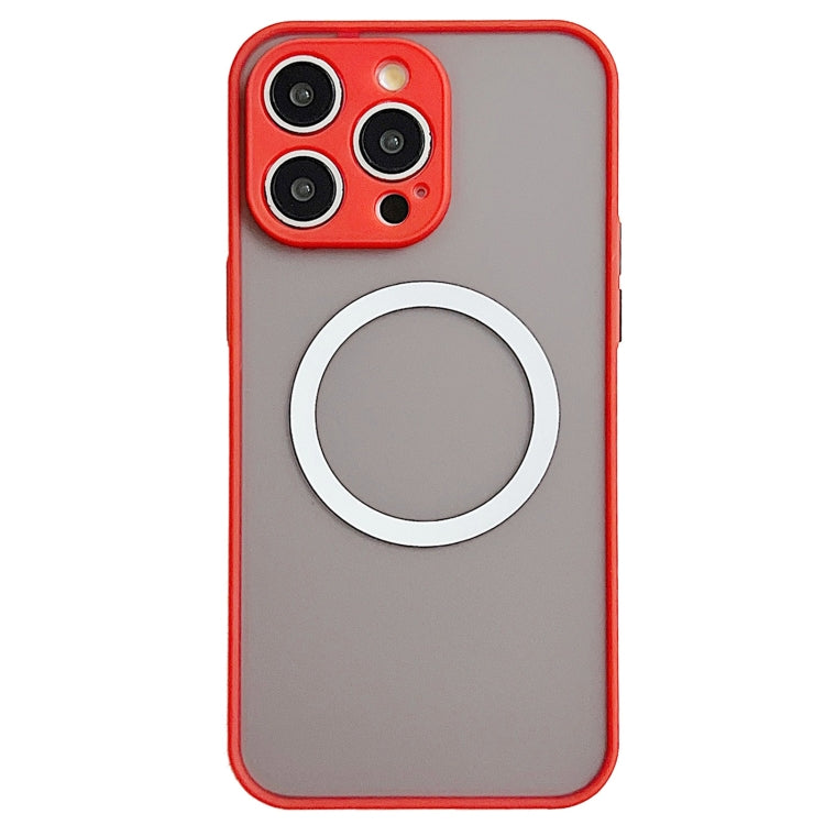 For iPhone 16 Pro Hawkeye Skin Feel MagSafe Phone Case(Red) - iPhone 16 Pro Cases by buy2fix | Online Shopping UK | buy2fix