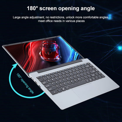 14 inch Windows 11 Laptop, 8GB+128GB, Gen 5th Intel Core i3 CPU, 180 Degree Rotation Axis(Silver) - Others by buy2fix | Online Shopping UK | buy2fix