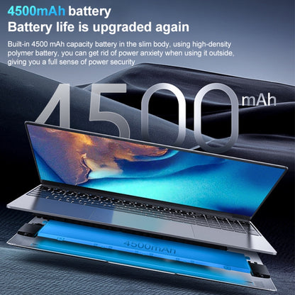 14 inch Windows 11 Laptop, 16GB+256GB, Gen 4th Intel Core i7 CPU, 180 Degree Rotation Axis(Silver) - Others by buy2fix | Online Shopping UK | buy2fix