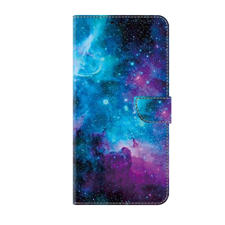 For iPhone 16 Crystal Painted Leather Phone case(Starry Sky) - iPhone 16 Cases by buy2fix | Online Shopping UK | buy2fix