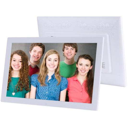 23.6 inch LED Screen Digital Photo Frame, Plug Type:US Plug(White) - 15 inch Above by buy2fix | Online Shopping UK | buy2fix