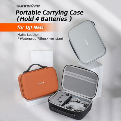 For DJI Neo Sunnylife Drone Batteries Kit Storage Case Box Suitcase(Orange) - Backpacks & Bags by Sunnylife | Online Shopping UK | buy2fix