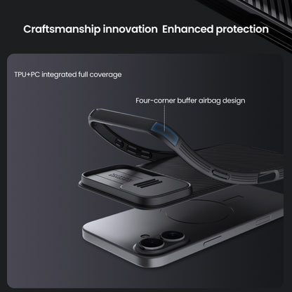 For iPhone 16 NILLKIN CamShield Pro Magnetic PC Phone Case(Black) - iPhone 16 Cases by NILLKIN | Online Shopping UK | buy2fix